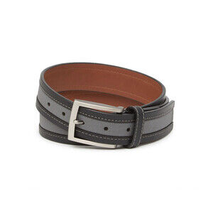 Boconi mens Sneaker Belt Leather Navy/Black Size 34/85 $160